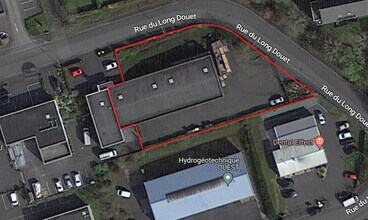 Bretteville-sur-Odon - Vue aérienne vue de carte