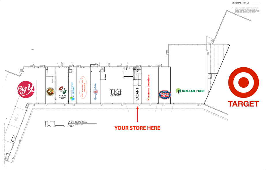 842-916 Boston Post Rd, Guilford, CT à louer - Plan de site – Image 2 sur 11