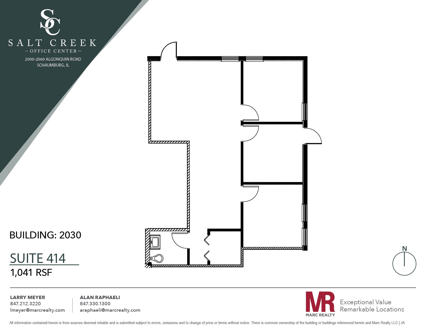 2010 E Algonquin Rd, Schaumburg, IL à louer Plan d’étage– Image 1 sur 1