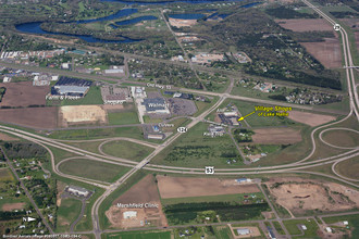 3038 Commercial Blvd, Chippewa Falls, WI - VUE AÉRIENNE  vue de carte