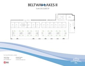 5775-5875 N Sam Houston Pky W, Houston, TX à louer Plan d’étage– Image 1 sur 1
