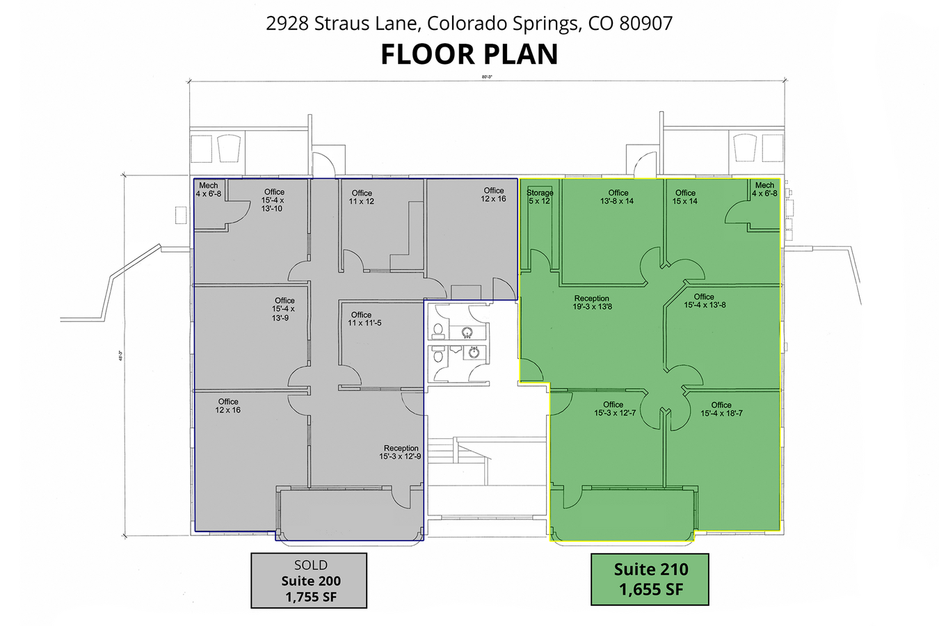 2928 Straus Ln, Colorado Springs, CO 80907 - Lot 210 -  - Plan d’étage - Image 1 of 7