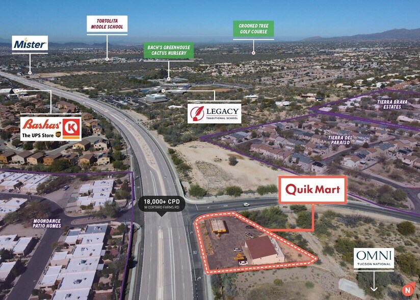 3250 W Cortaro Farms Rd, Tucson, AZ à vendre - Aérien – Image 3 sur 6