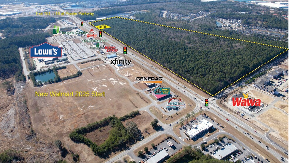Pooler Parkway, Pooler, GA à louer - Aérien – Image 2 sur 4
