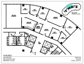 6800 Paragon Pl, Richmond, VA à louer Plan d’étage– Image 2 sur 2