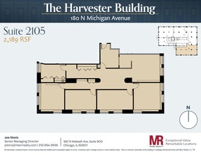 180 N Michigan Ave, Chicago, IL à louer Plan d’étage– Image 1 sur 8