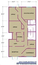 2810 W Charleston Blvd, Las Vegas, NV à louer Plan d’étage– Image 1 sur 1