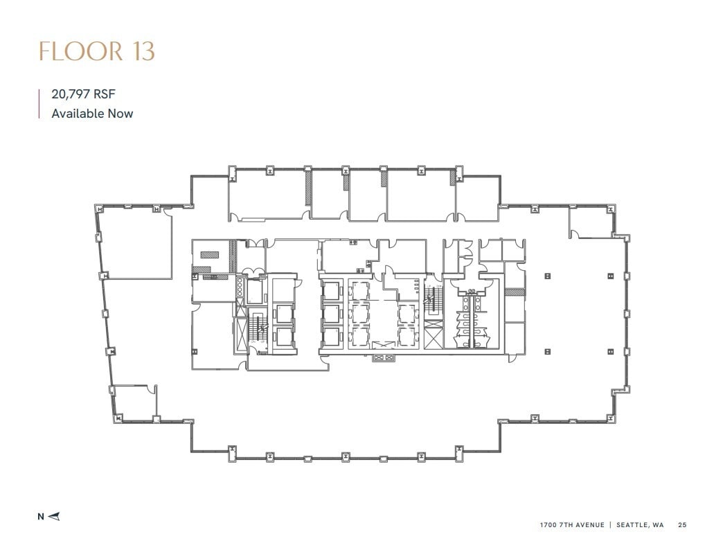 1700 7th Ave, Seattle, WA à louer Plan d’étage– Image 1 sur 1