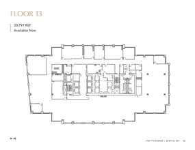 1700 7th Ave, Seattle, WA à louer Plan d’étage– Image 1 sur 1