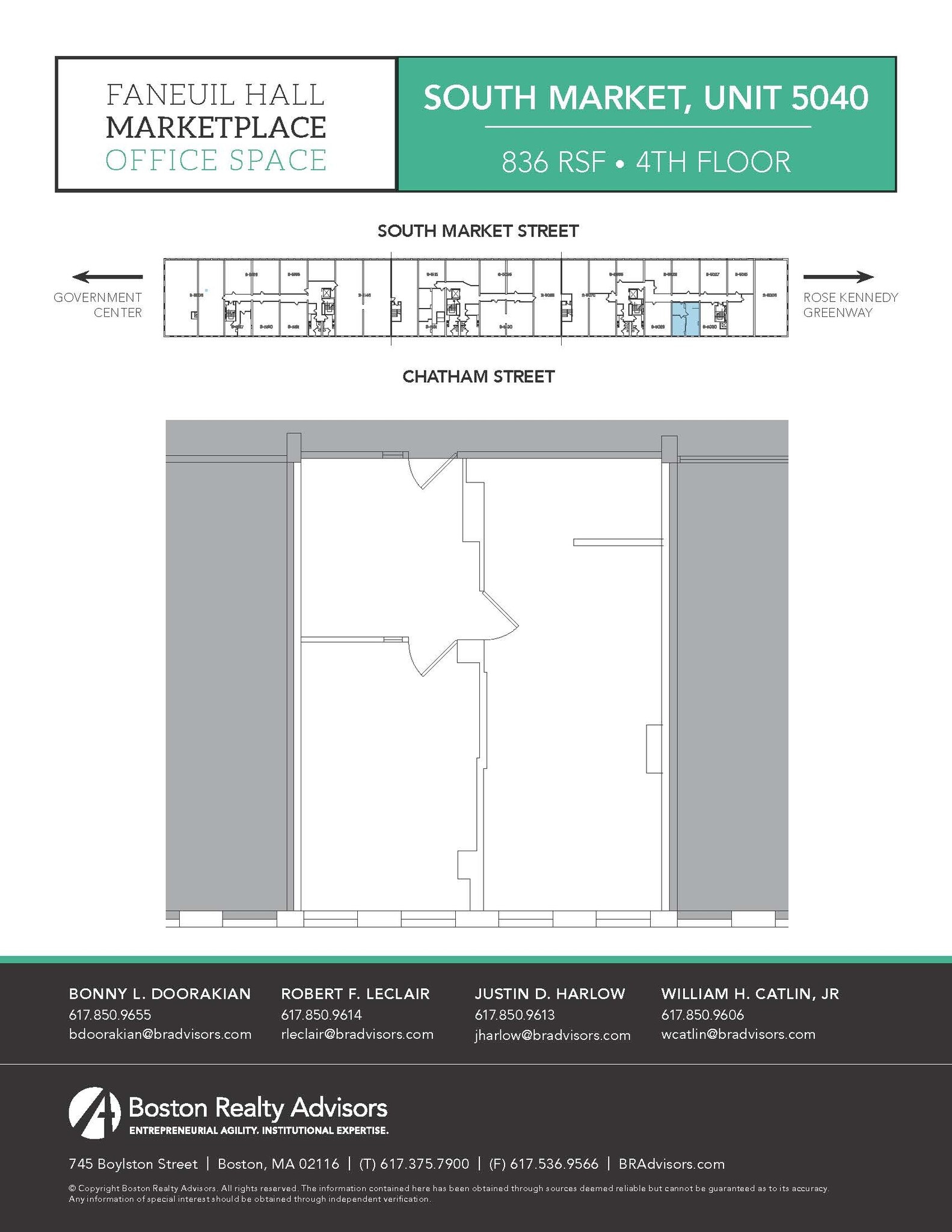 4 S Faneuil Hall Market Pl, Boston, MA à louer Plan d’étage– Image 1 sur 1