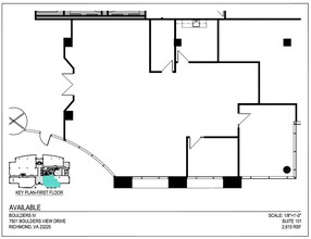 7501 Boulder View Dr, North Chesterfield, VA à louer Plan d’étage– Image 1 sur 1