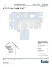 1801 Century Park E, Los Angeles, CA à louer Plan d’étage– Image 1 sur 1