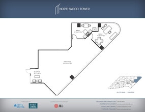 5757 Alpha Rd, Dallas, TX à louer Plan d’étage– Image 1 sur 2