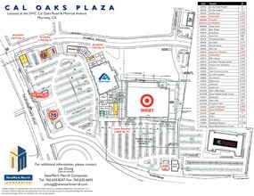 40930-41090 California Oaks Rd, Murrieta, CA à louer Plan de site– Image 1 sur 5