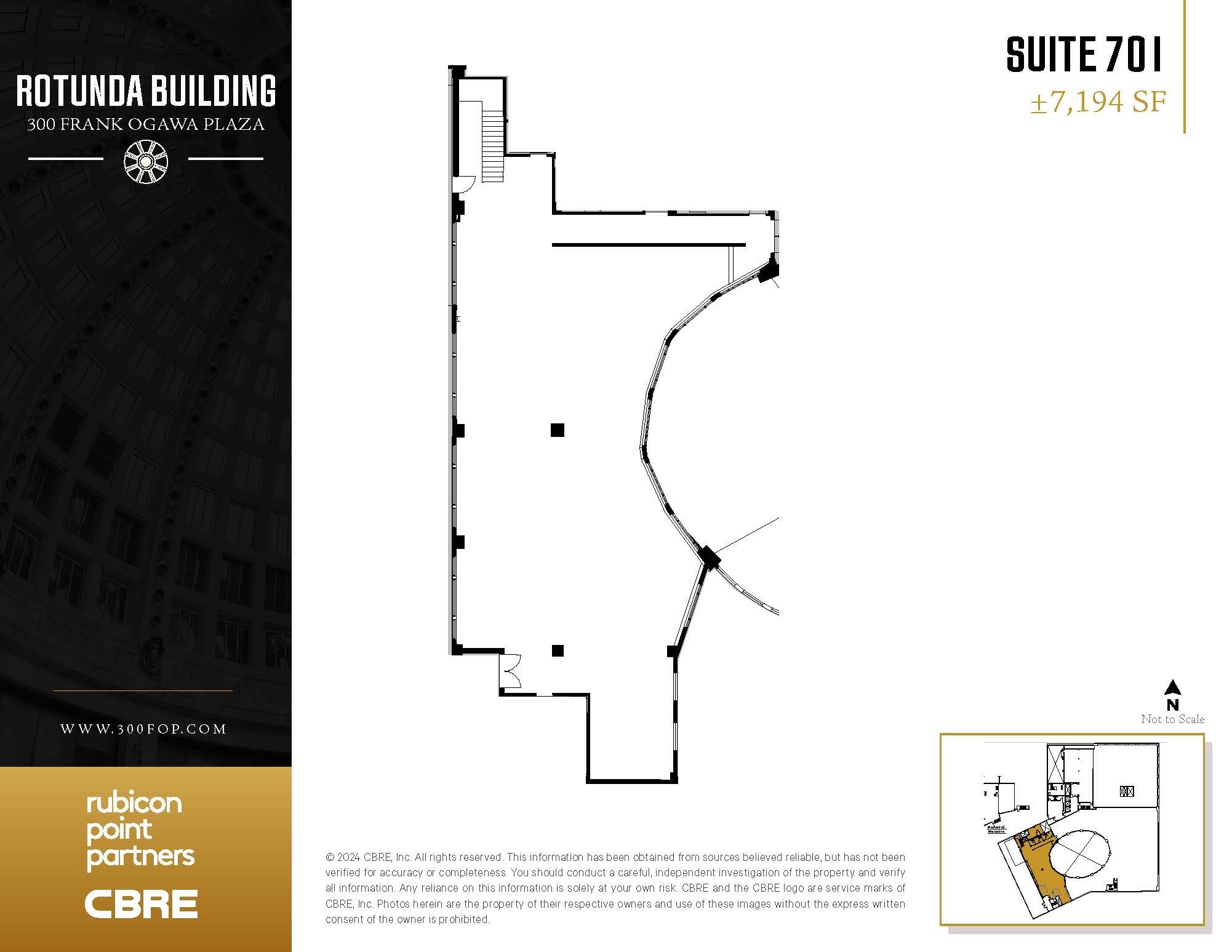 300 Frank H Ogawa Plz, Oakland, CA à louer Plan d’étage– Image 1 sur 1