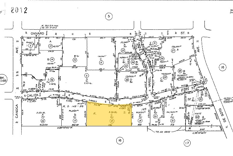 21250 Califa St, Woodland Hills, CA à louer - Plan cadastral – Image 2 sur 8