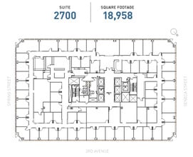1111 3rd Ave, Seattle, WA à louer Plan d’étage– Image 1 sur 1