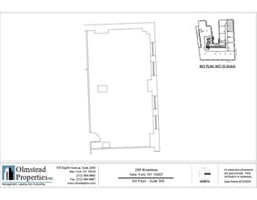 299 Broadway, New York, NY à louer Plan d’étage– Image 1 sur 1