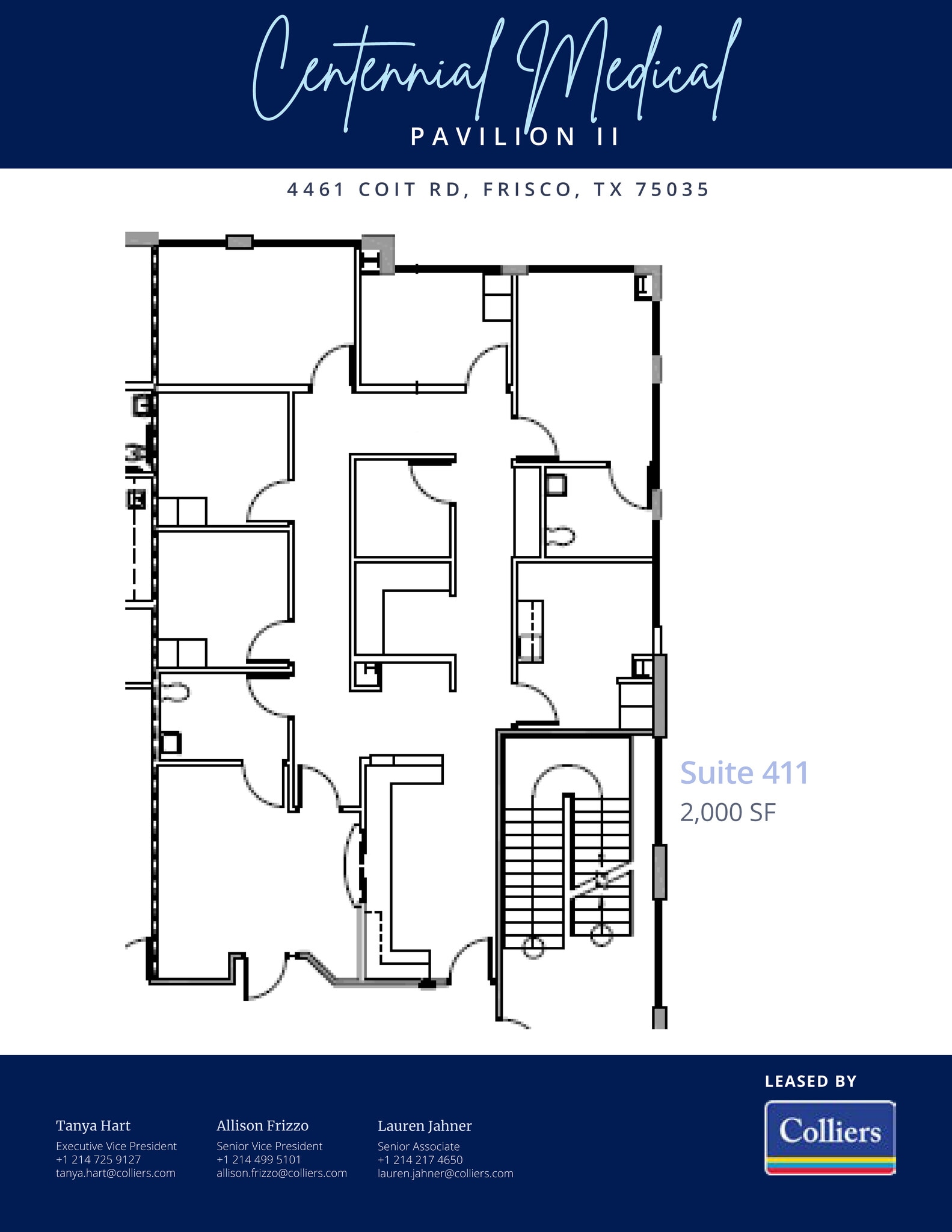 4401 Coit Rd, Frisco, TX à louer Plan d’étage– Image 1 sur 1