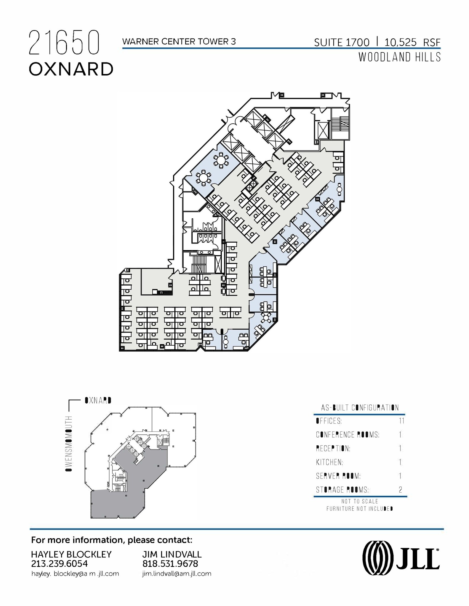 21650 Oxnard St, Woodland Hills, CA à louer Plan d’étage– Image 1 sur 1