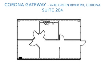4740 Green River Rd, Corona, CA à louer Plan d’étage– Image 1 sur 1