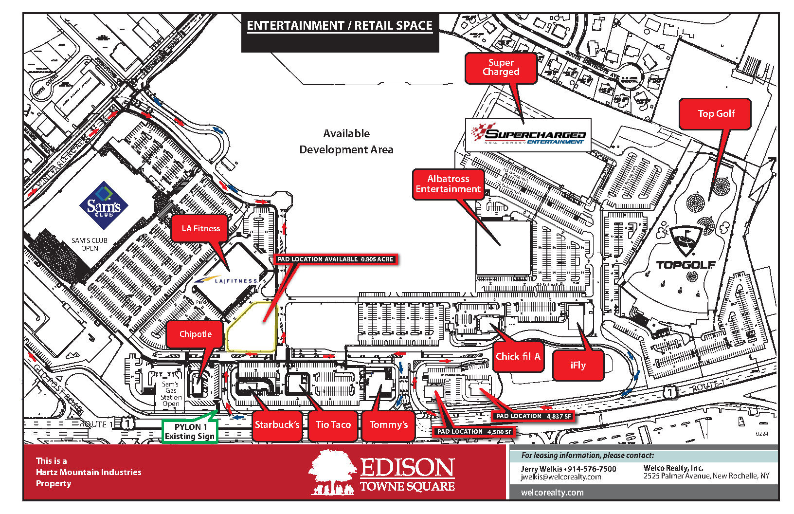 939 RT 1, Edison, NJ à louer Plan d’étage– Image 1 sur 3