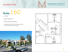 27871 Medical Center Rd, Mission Viejo, CA à louer Plan d’étage– Image 1 sur 1