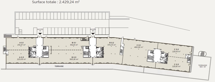 660 Chemin Du Littoral, Marseille à louer Plan d’étage– Image 1 sur 2