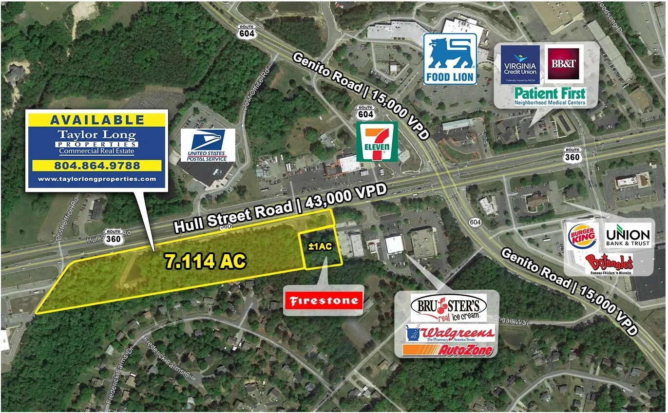 11321-11401 Hull Street Rd, Midlothian, VA à vendre Photo de l’immeuble– Image 1 sur 3
