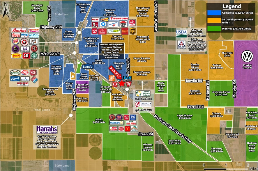Porter Rd, Maricopa, AZ à vendre - Aérien – Image 3 sur 8