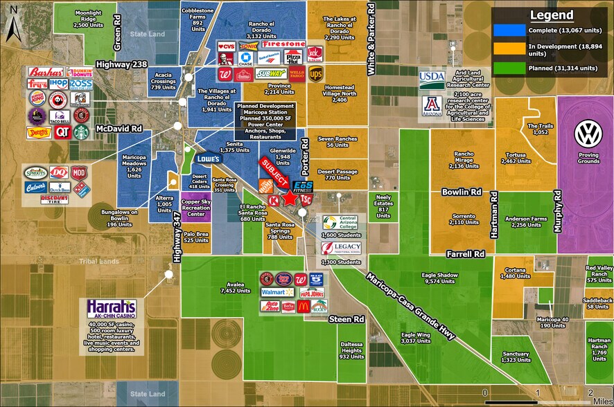 Porter Rd, Maricopa, AZ à vendre - Aérien – Image 3 sur 8