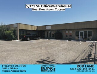 Plus de détails pour 1430 N 6th Ave, Tucson, AZ - Bureau à vendre