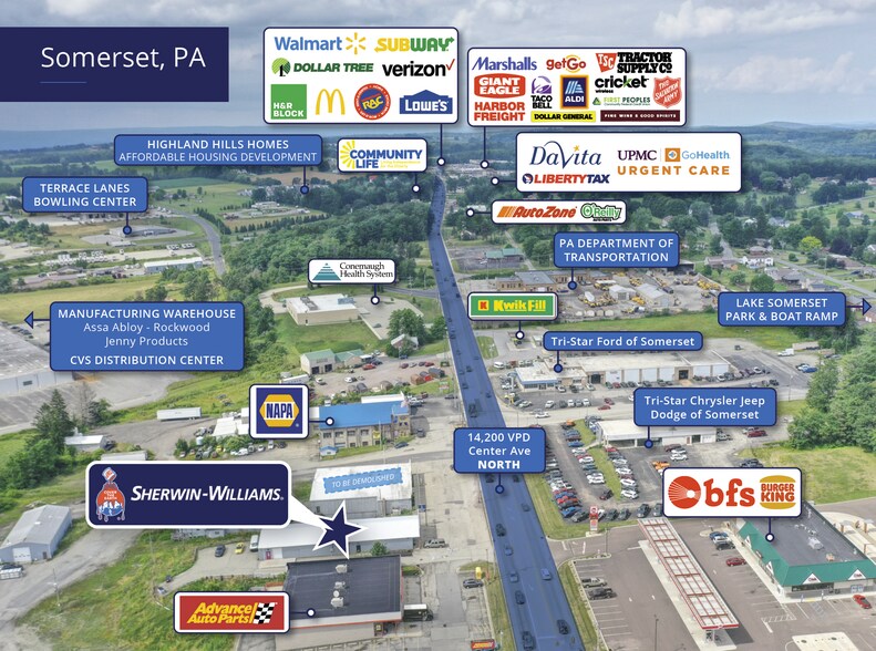 1243 N Center Ave, Somerset, PA à vendre - Photo de l’immeuble – Image 2 sur 8