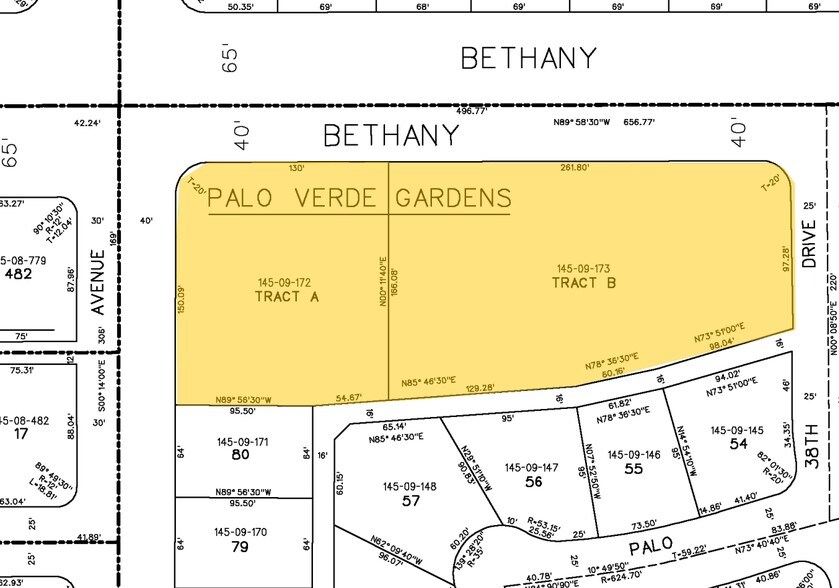 3823 W Bethany Home Rd, Phoenix, AZ à vendre - Plan cadastral – Image 2 sur 2
