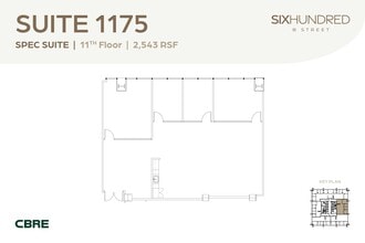 600 B St, San Diego, CA à louer Plan d’étage– Image 1 sur 1