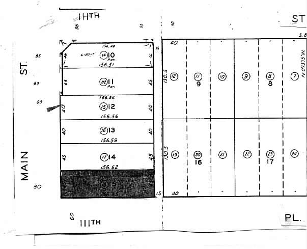 11126 S Main St, Los Angeles, CA à vendre - Plan cadastral – Image 2 sur 2