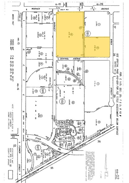 500 W Warner Ave, Santa Ana, CA à louer - Plan cadastral – Image 3 sur 8