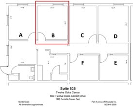 600 Twelve Oaks Center Dr, Wayzata, MN à louer Plan d’étage– Image 1 sur 1