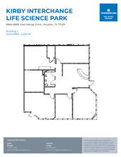 8901-8933 Interchange Dr, Houston, TX à louer Plan d’étage– Image 1 sur 1