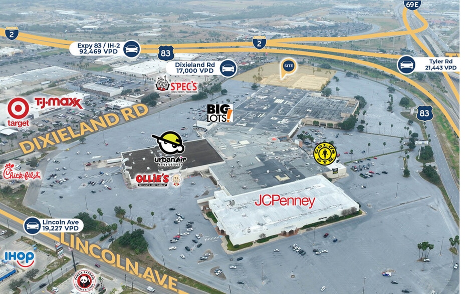 2020 S Expressway 83, Harlingen, TX à louer - Aérien – Image 2 sur 5