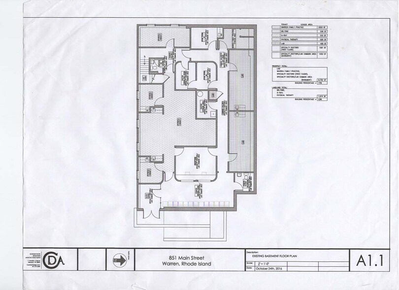 851 Main St, Warren, RI à louer - Plan d’étage – Image 2 sur 7