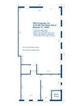 5130 NW 15th St, Margate, FL à louer Plan de site– Image 1 sur 9