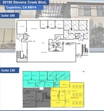 20195 Stevens Creek Blvd, Cupertino, CA à louer Plan d’étage– Image 1 sur 1