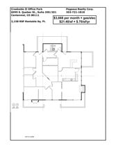 6053-6099 S Quebec St, Englewood, CO à louer Plan d’étage– Image 1 sur 1