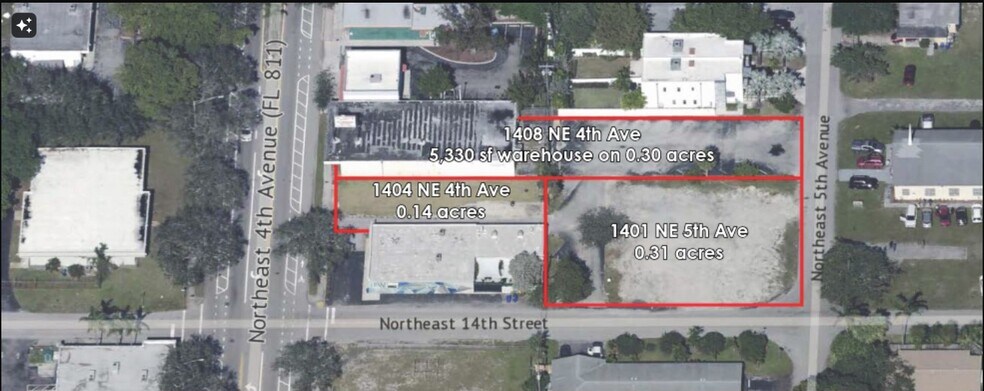 1408 NE 4th Ave, Fort Lauderdale, FL à vendre - Aérien – Image 2 sur 36