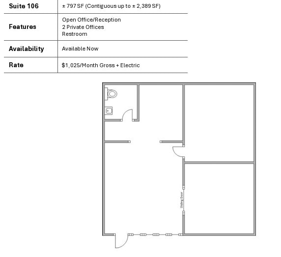 4410 Glacier Ave, San Diego, CA à louer Plan d’étage– Image 1 sur 1