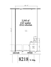 8240-8290 E 41st St, Tulsa, OK à louer Plan d’étage– Image 2 sur 2