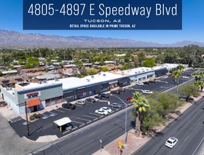 4805-4897 E Speedway Blvd, Tucson, AZ à louer Aérien– Image 1 sur 3