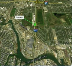 00 Turning Basin Dr, Houston, TX - Vue aérienne vue de carte - Image1