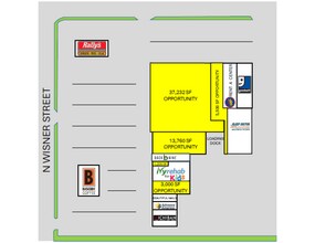915-1099 N Wisner St, Jackson, MI à louer Plan de site– Image 1 sur 1
